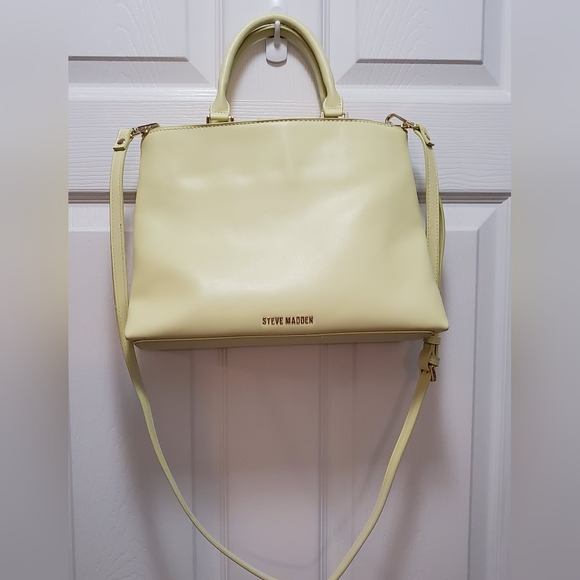 Steve Madden Mesa Satchel, pale yellow/citrine - Picture 2 of 16